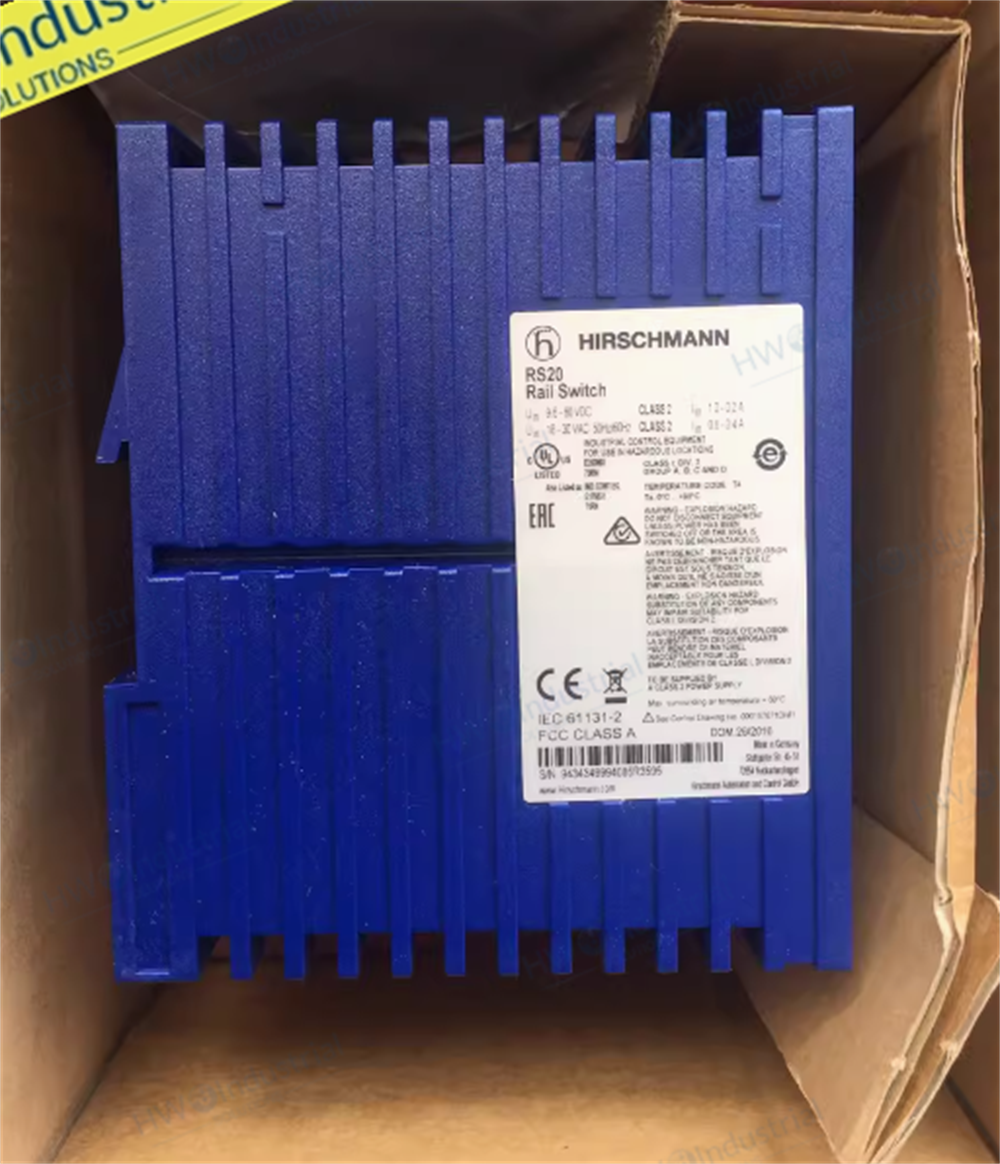 1/Piece HIRSCHMANN RS20  Industrial Switch RS20-1600T1T1SDAEHC09.0.04