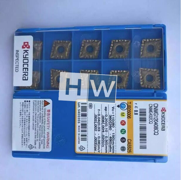 BOx/10PCS Kyocera Diamond CNC Blade CNMG120408CQ CA5525