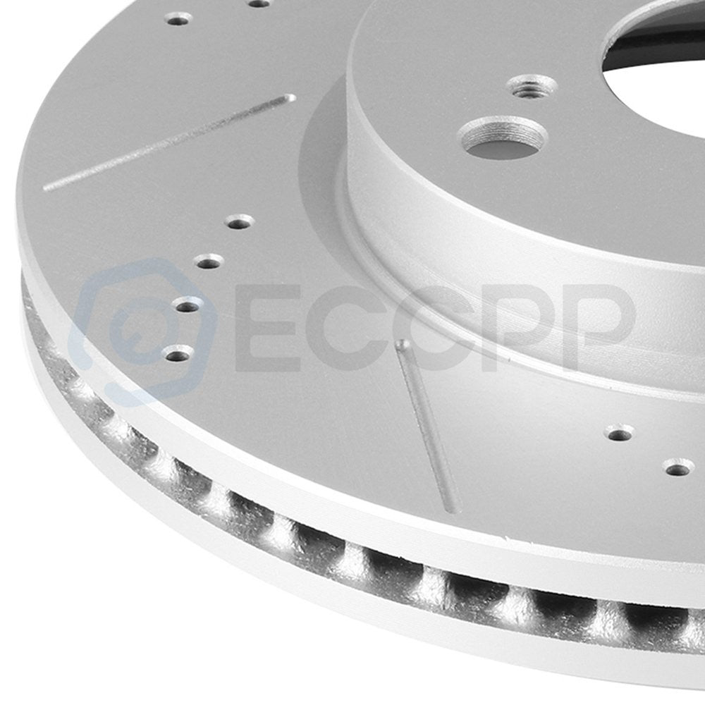 Ceramic Brake Pads And Rotors Front Rear For Toyota RAV4 Limited 2.5L 2011-2015