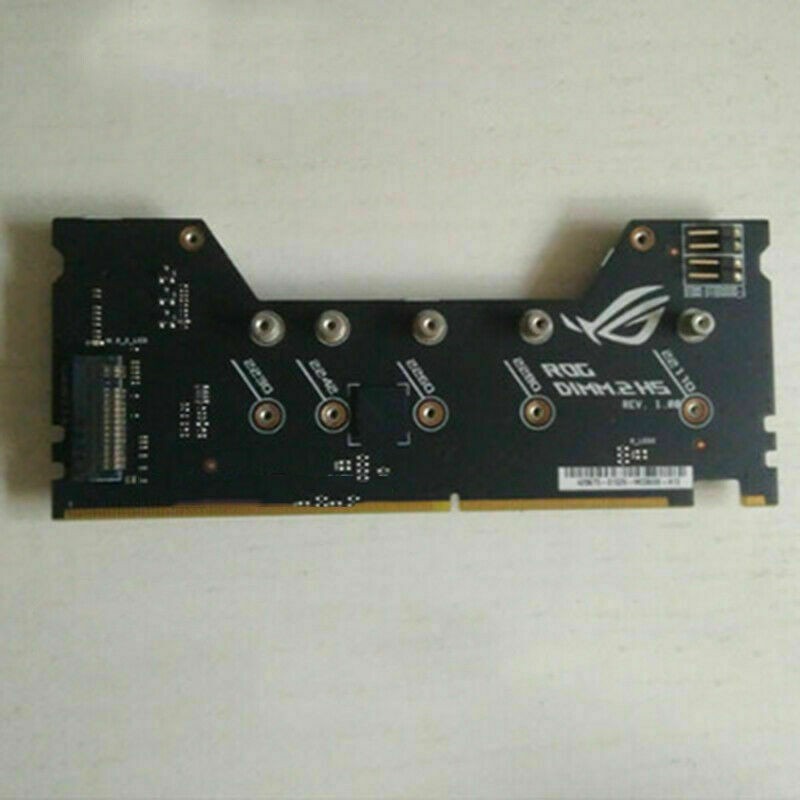 For ASUS ROG M9A M10A R6A R6E M12E x399ZE MB DIMM.2 H5 Adapter w/ 2PCIe NVME SSD