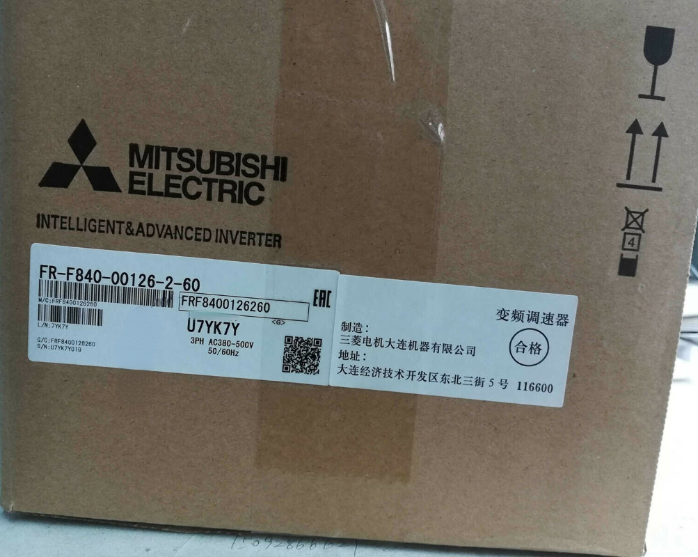 1pcs Mitsubishi Frequency Converter FR-F840-00126-2-60