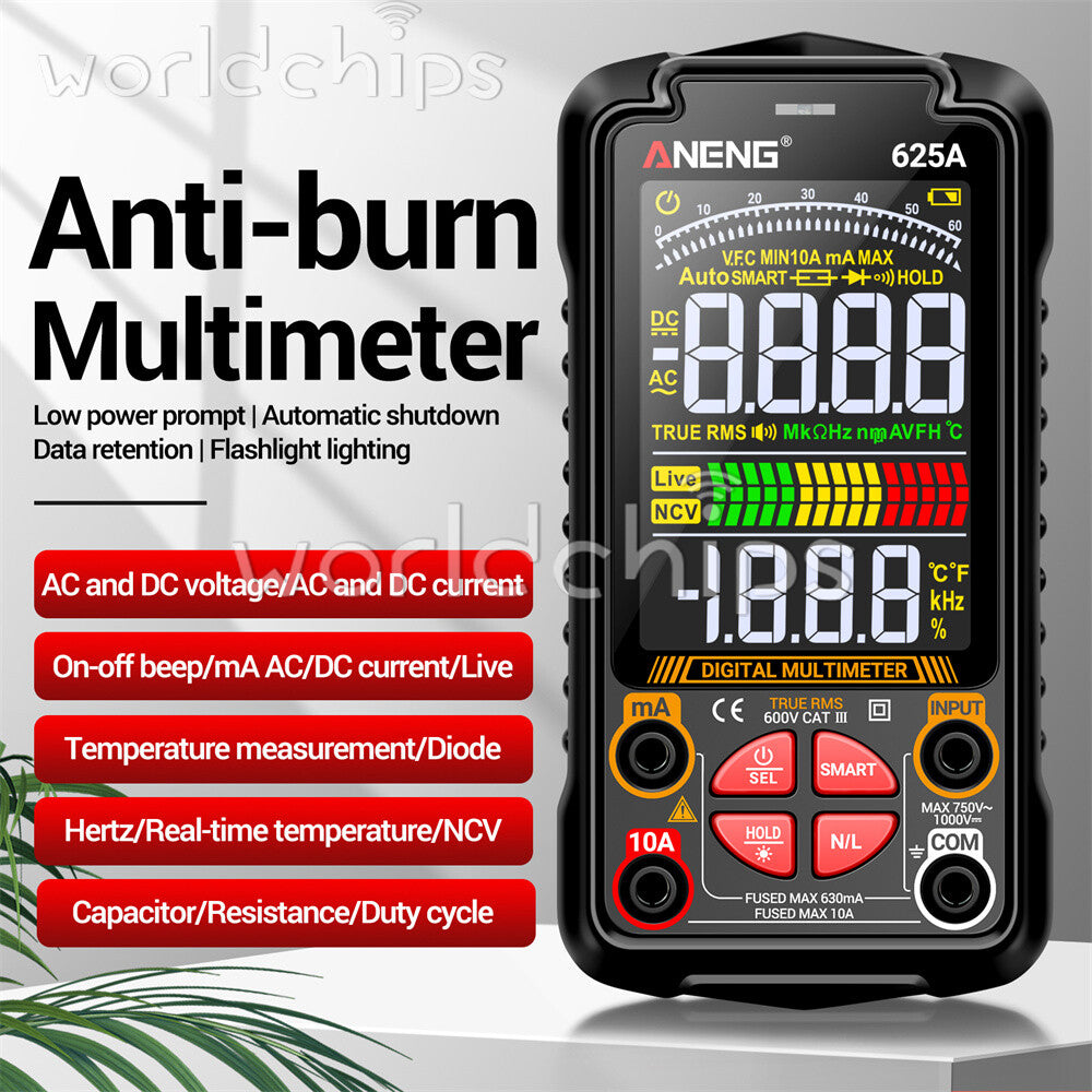 ANENG Smart Digital Multimeter Rechargeable Non-contact Voltage Current Tester