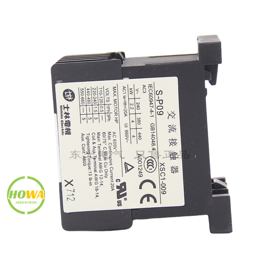 1/piece  Shihlin AC contactor S-P09 AC220V