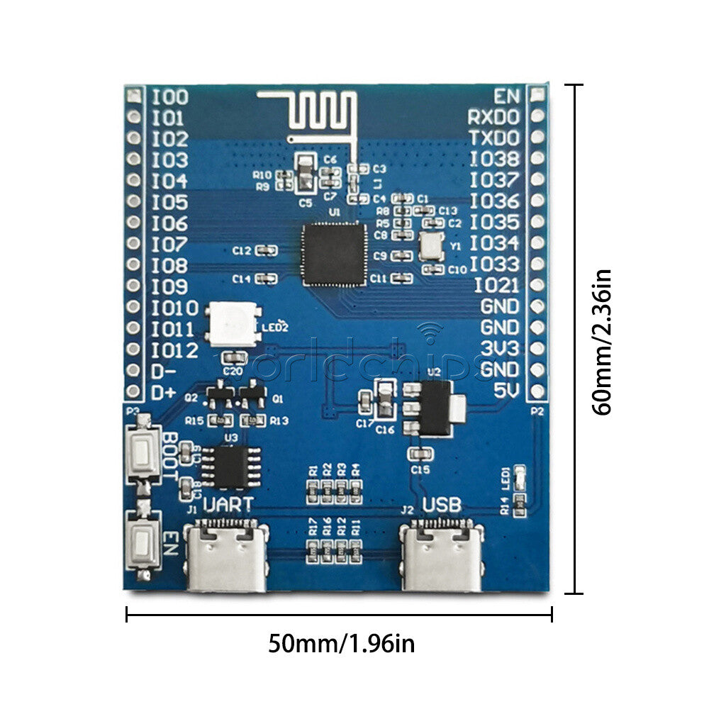 2.4-in ESP32S2 240x320 Display Development Board Wireless WiFi Development Board