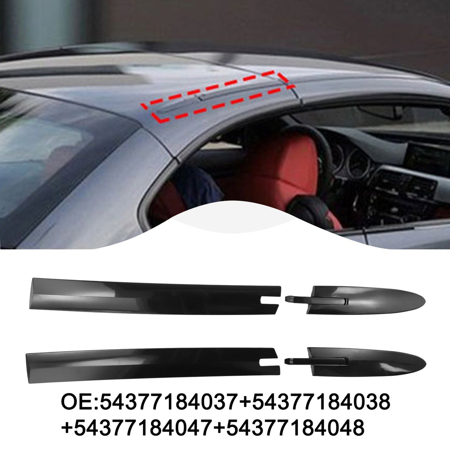Hinge Covers Designed to Fit Various For BMW Convertible Models Easily
