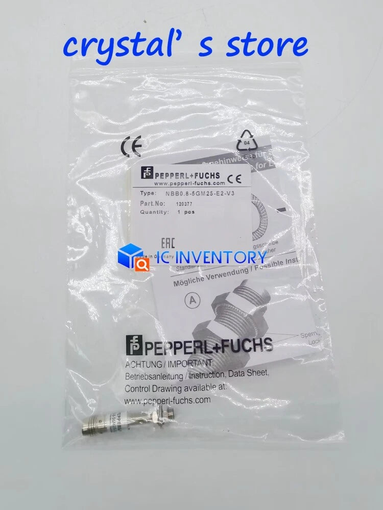 1PCS  Pepperl+ Fuchs NBB0.8-5GM25-E2-V3 inductive proximity switch #P