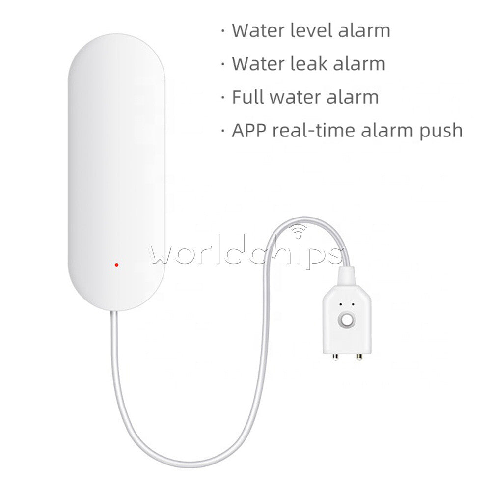 intelligent WiFi Water Level Sensor Detector Water Leak Alarm Mobile APP Remote