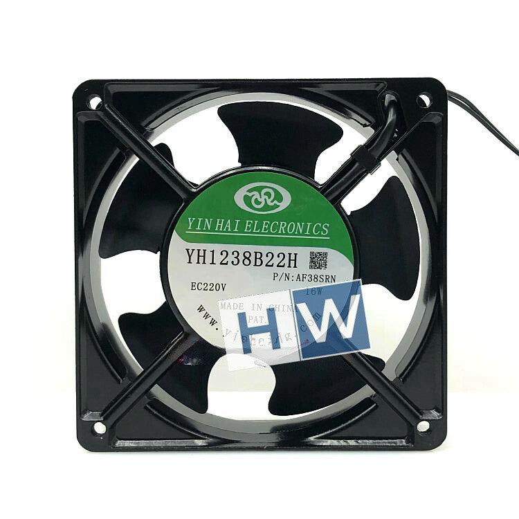 1PC YIINHAI YH1238B22H EC220V 16W 12CM Axial Cooling Fan 2-wire