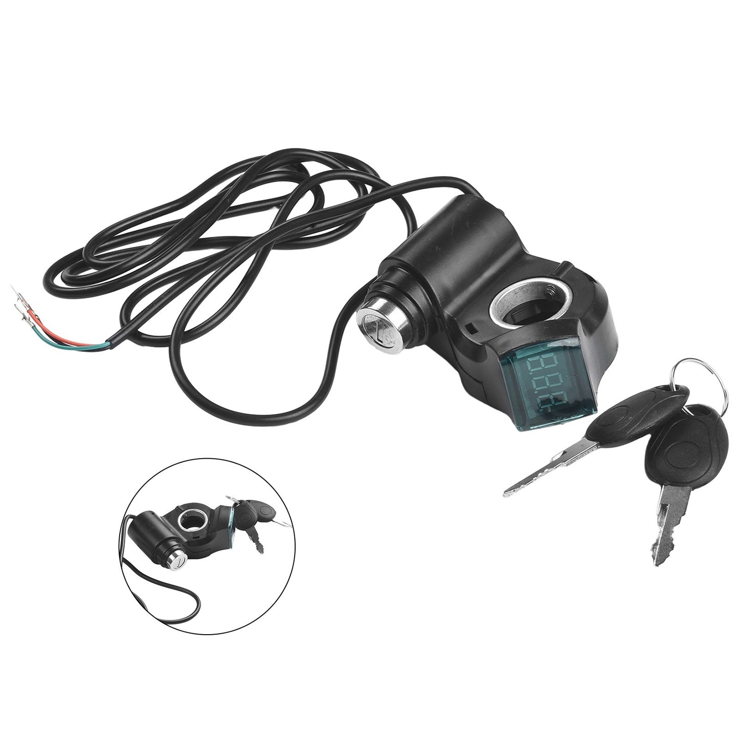 Ignition Voltmeter Power Switch Power Switch With Keys E-bike Accessories