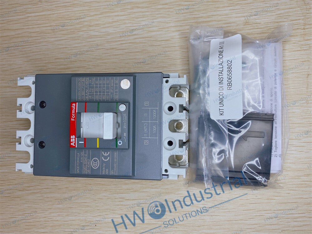 1/Piece MCCB  A1A125 TMF100/1000 FF 3P 100A ABB Tmax Molded Case Circuit Breaker