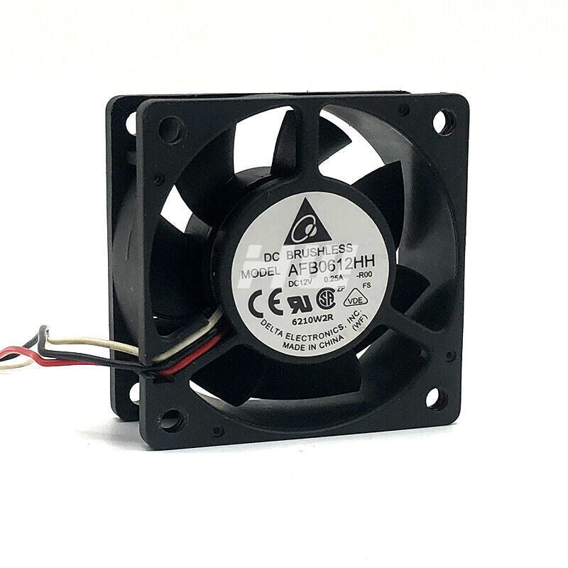 AFB0612HH Daul ball Alarm cooling fan DC12V 0.25A 60×60×25mm 3wire