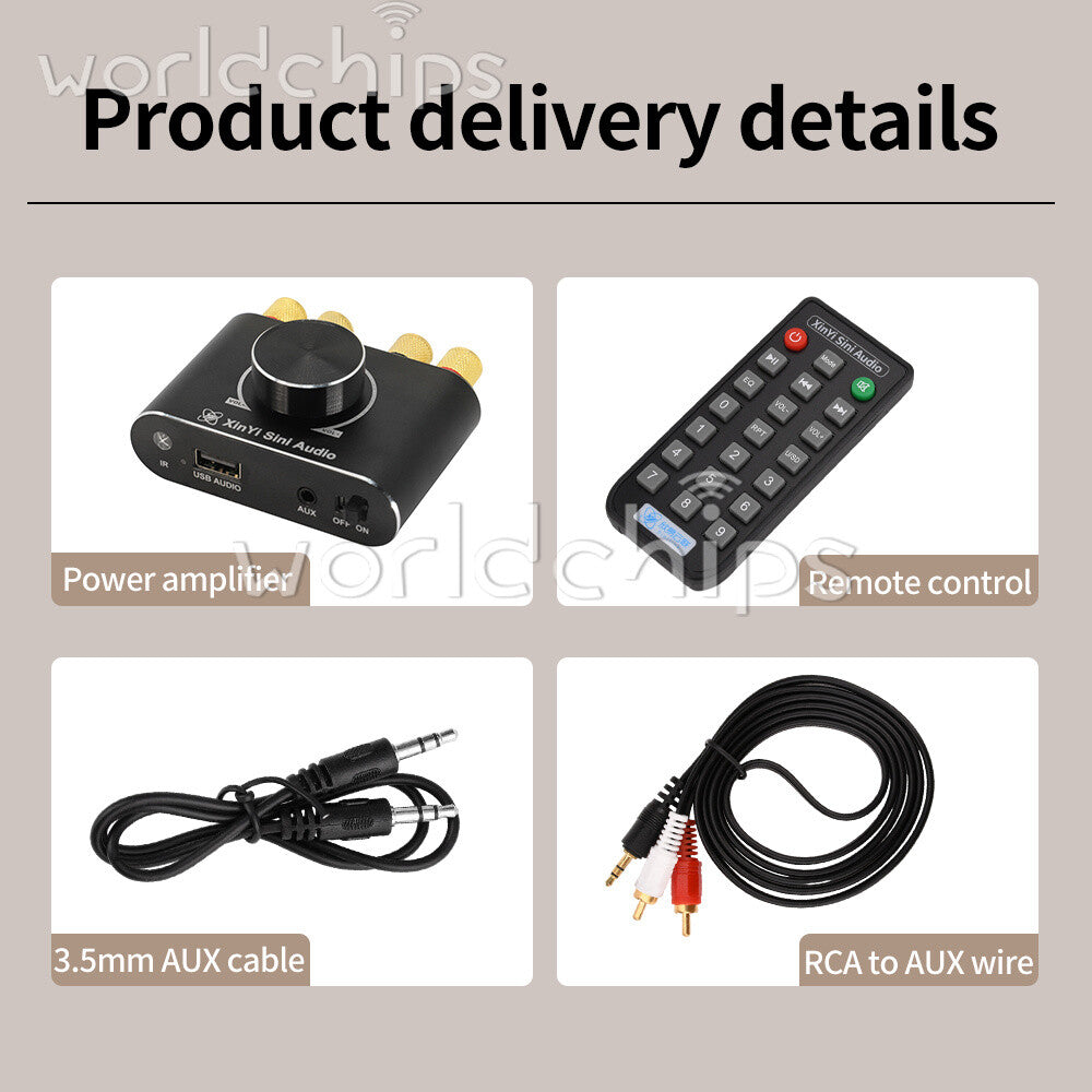 X100H HIFI Bluetooth Stereo Digital Audio Power Amplifier Board TPA3116 Class-D