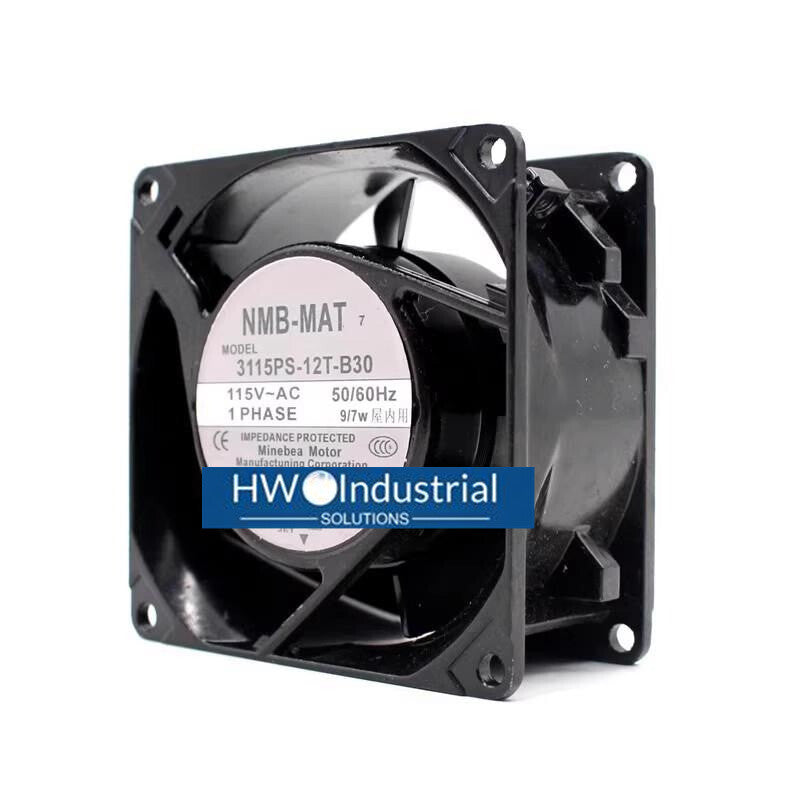 NMB 3115PS-12T-B30 115V 9/7W 8038 8cm Industrial Computer Equipment Fan