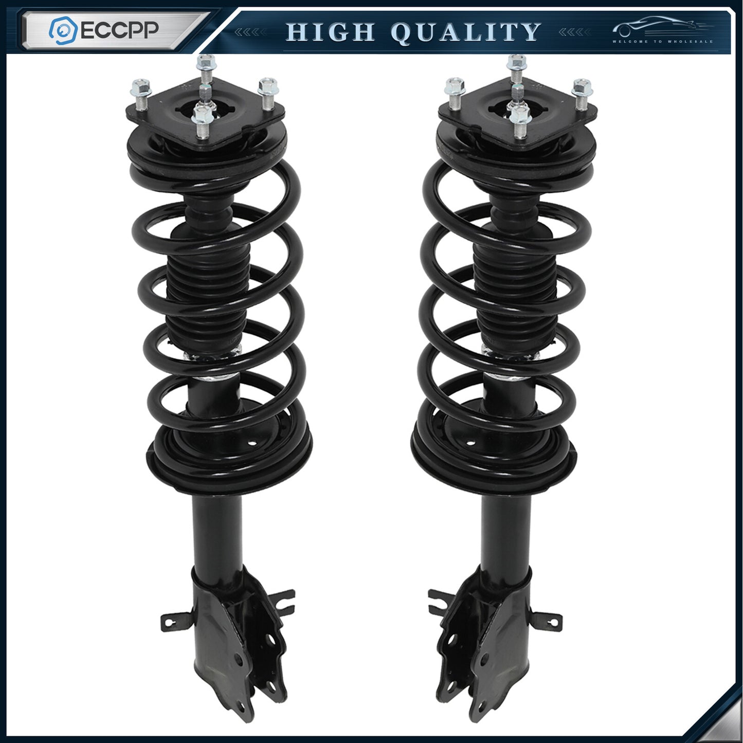 Full Loaded Front Quick Struts Shocks & Spring Assembly For 2007-2010 MAZDA CX-9