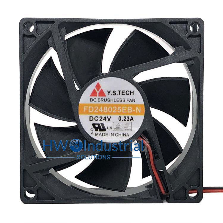 1PC FD248025EB-N 24V 0.23A 8CM Y.S.TECH Inverter Cooling Fan Size 80*80*25mm