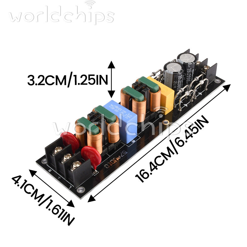 AC110V-265V 15A 2000W EMI Power Filter Module High Frequency Filter Board