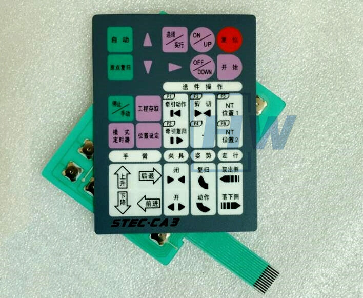 1Pc   STAR Manipulator STECCA3 STEC-CA3 Operator press key plate film