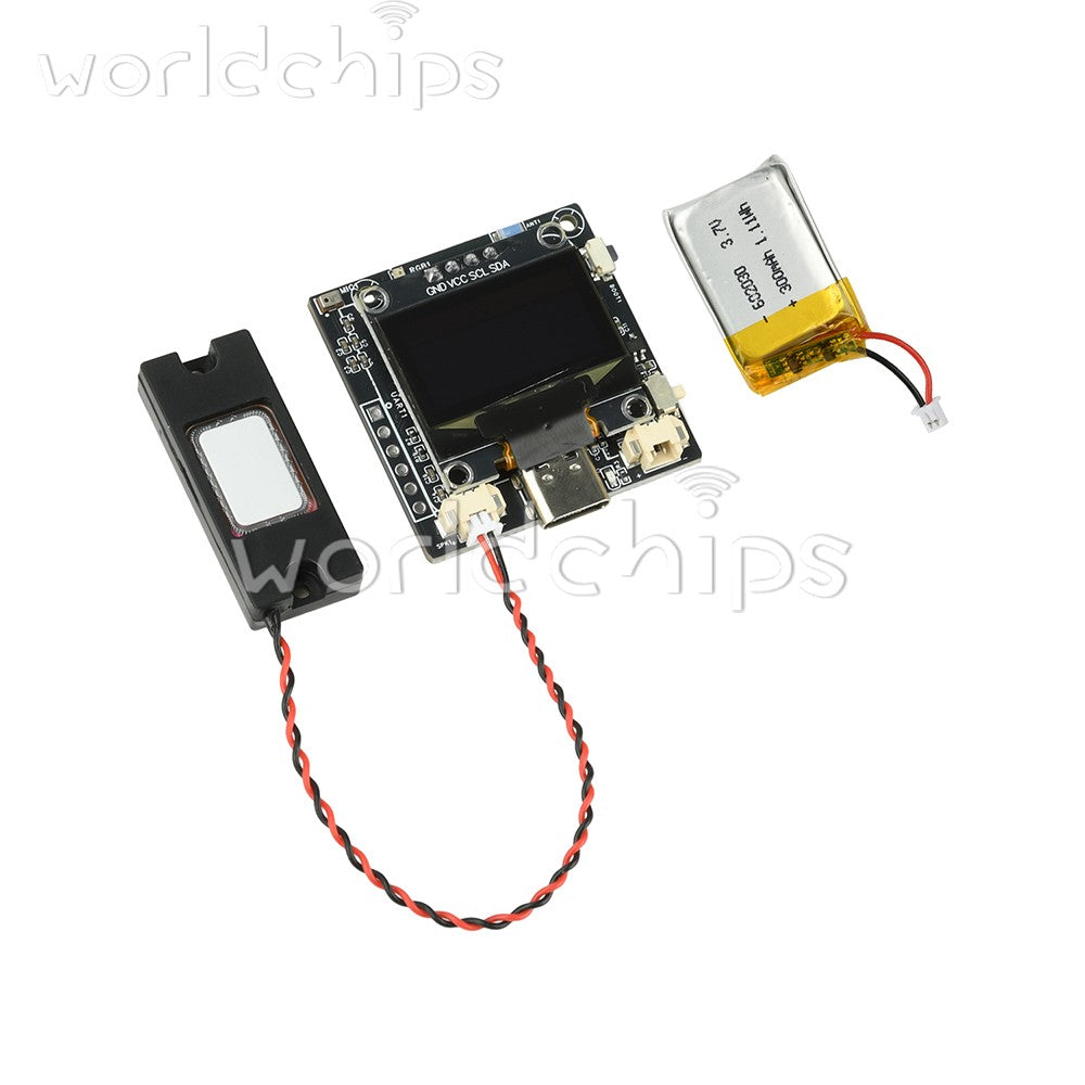 ESP32-C3 0.96 inch SSD1306 OLED Display Smart AI Robot Voice Dialogue Module