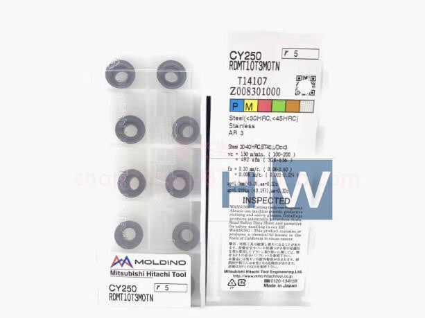 Box/10PCS Hitachi Round Blade CNC Blade RDMT10T3MOTN CY250