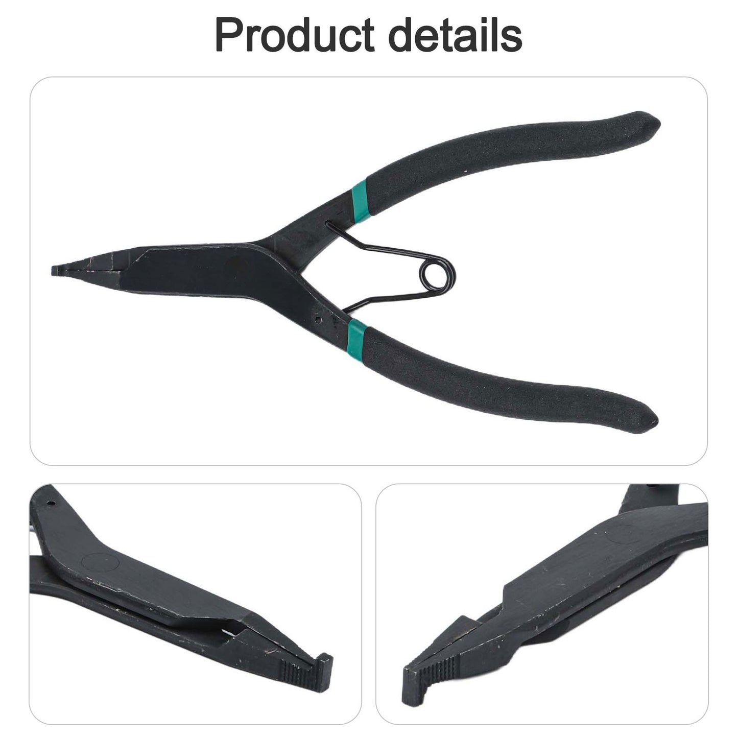 Carbon Steel Snap Ring Pliers Flat Mouth for Gearbox Repair and Maintenance
