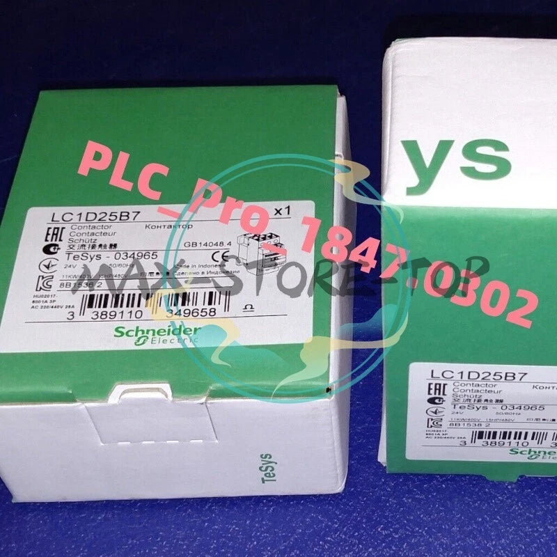 1PCS  LC1D25B7 Contactor replace Schneider LC1D25B 25A 3NO Fast ship