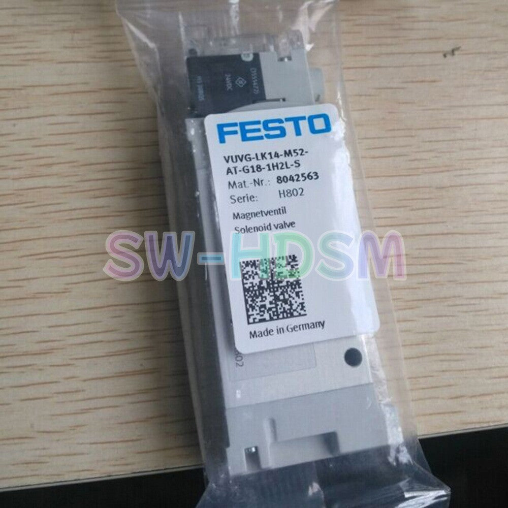 1PCS   Festo Solenoid Valve VUVG-LK14-M52-AT-G18-1H2L-S Freight Free