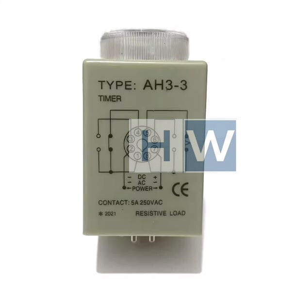 1Pcs  CKHKC Time Relay AH3-3 60S 220VAC