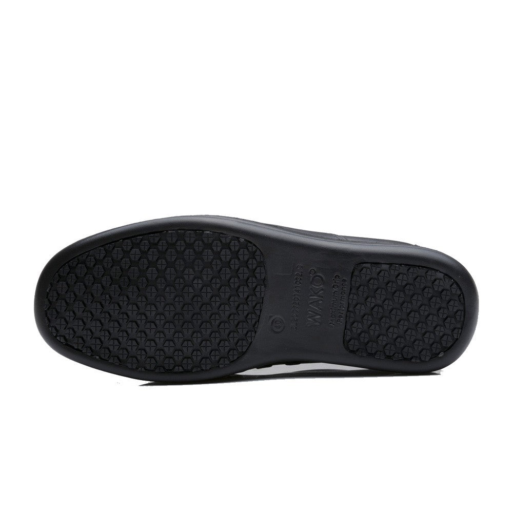 Mens Restaurant Oil Resistant Kitchen Work Shoes Loafer Slip-On Skid Non-Slip
