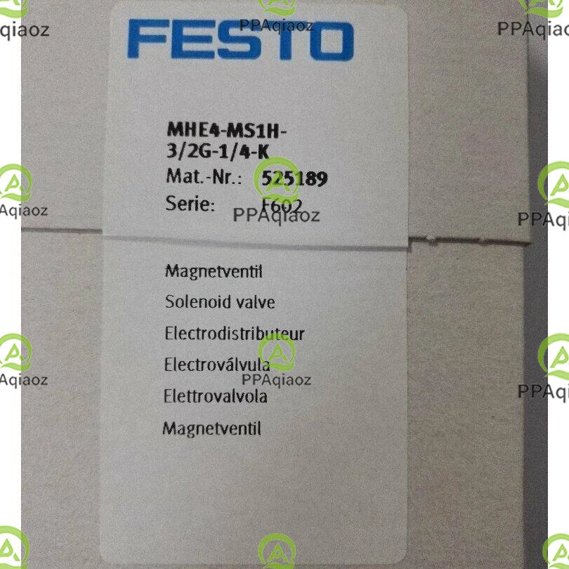 1PC  FESTO MHE4-MS1H-3/2G-1/4-K 525189 Double Solenoid Valve Free Shipping