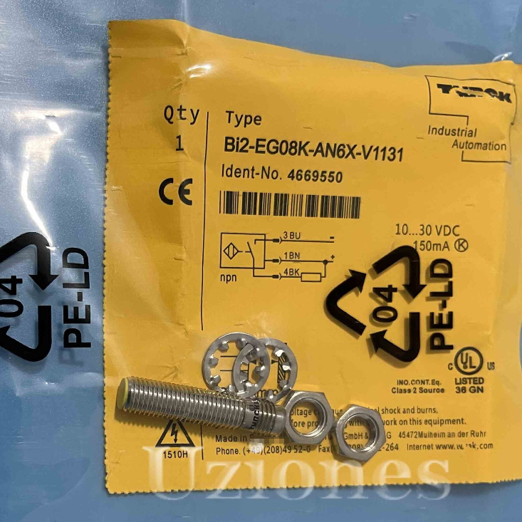For Turck BI2-EG08K-AN6X-V1131 10-30VDC Inductive Proximity Sensor NPN