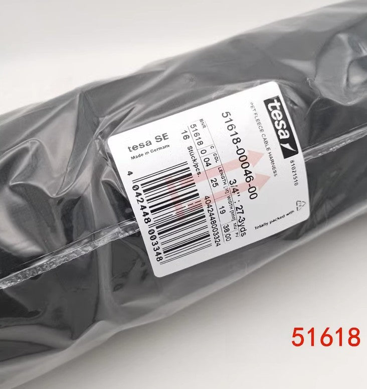 5 Rolls Tesa 51618 25m X 19mm Cloth Tape Sound insulation and noise reduction