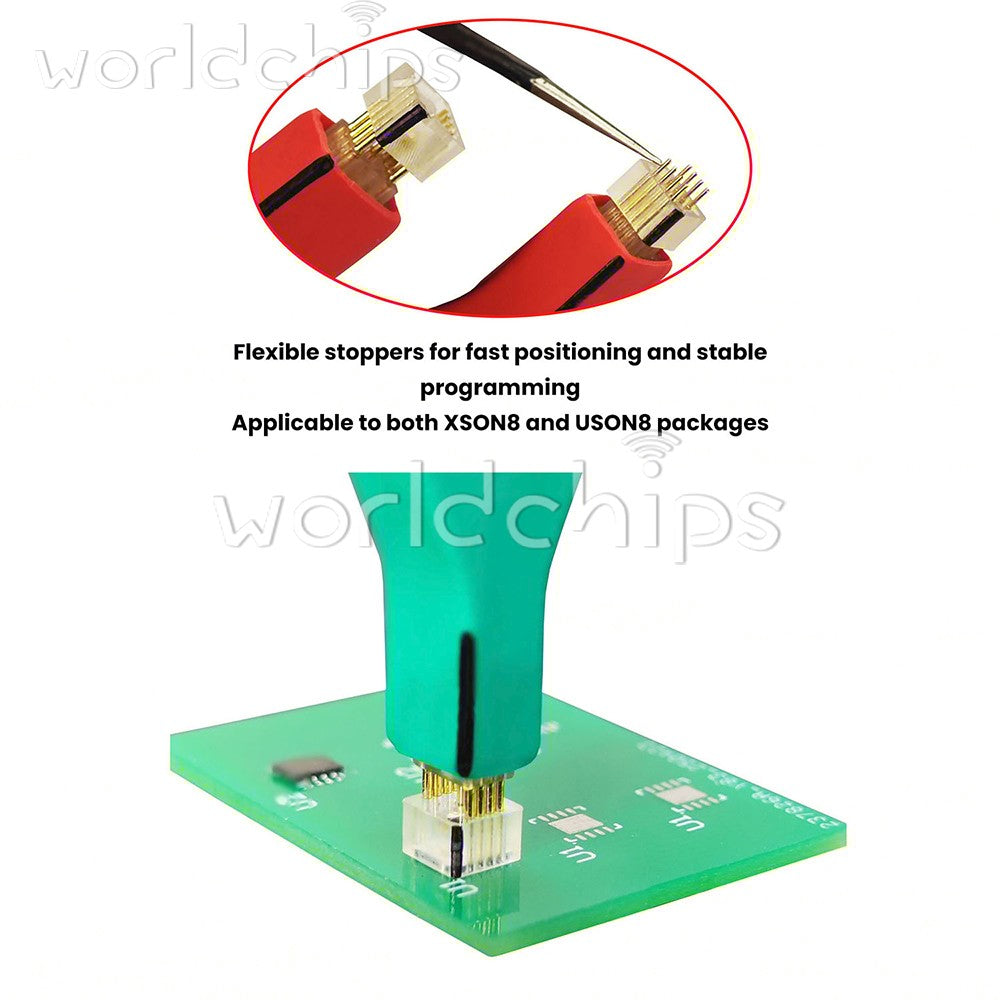 USON8 XSON8 Chip Download Burn Write Probe Spring Needle flash Chip Burner Cable