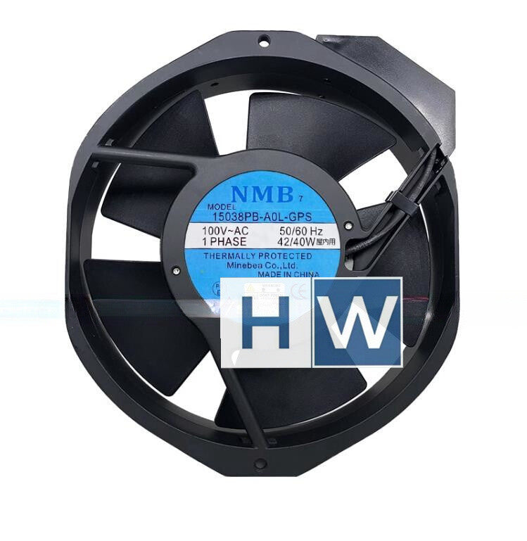 1PC  15038PB-A0L-GPS 172*38mm 42/40W Metal leaves Cabinet Cooling Fan