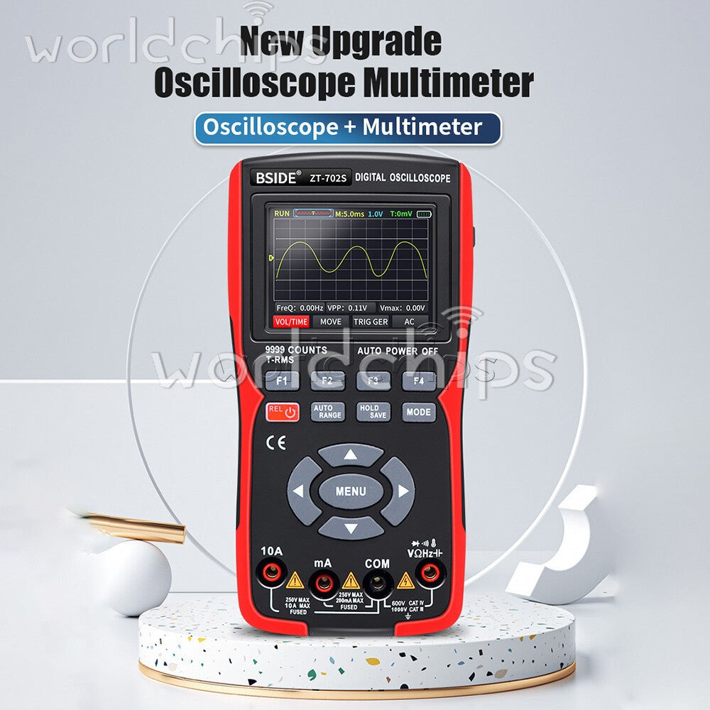Digital Multimeter AC/ DC Handheld Voltmeter Ammeter Ohmmeter Meter 0-9999 Count