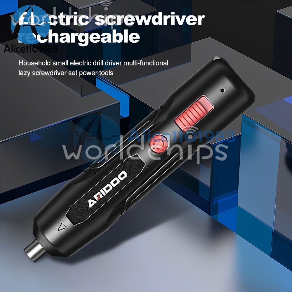Portable Electric Screwdriver set mini Compact USB rechargeable Screw Driver