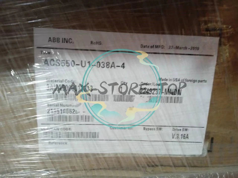 ACS550-U1-038A-4  Sealed ABB  Frequency converter Fast Shipping  or UPS