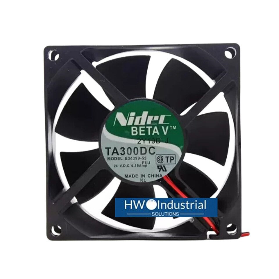 Nidec TA300DC E34399-55 8CM 8025 DC24V 0.18A Inverter Cooling Fan
