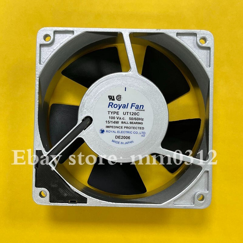 1pcs  Royal Fan UT120C 120*120*38MM 12038 100V 15/14W Cabinet Cooling Fan