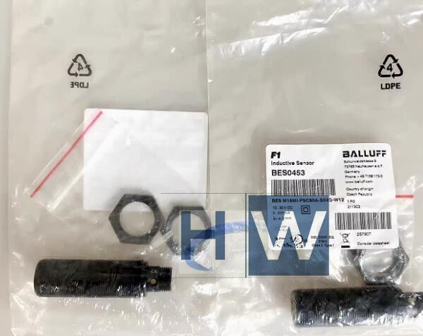 1Pcs  BAL Sensor BES0453 Proximity Switch BES M18MI-PSC80A-S04G-W12