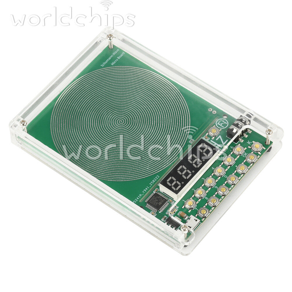 Digital Schumann Wave Generator Adjustable 0.1Hz~100kHz Sine Wave With Shell