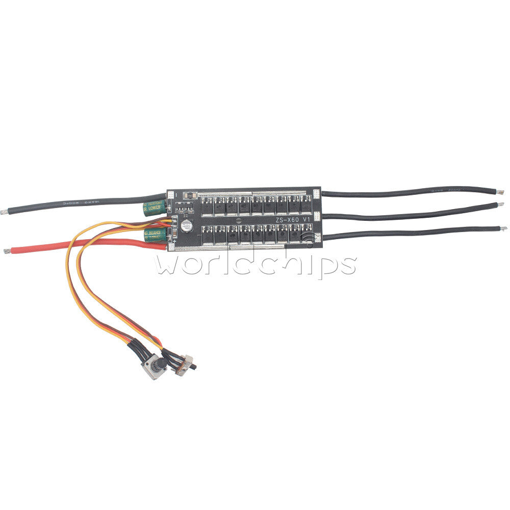 200/1000W 3 phase Brushless Hall Motor Pump Driver ESC Speed Controller DC 6-24V