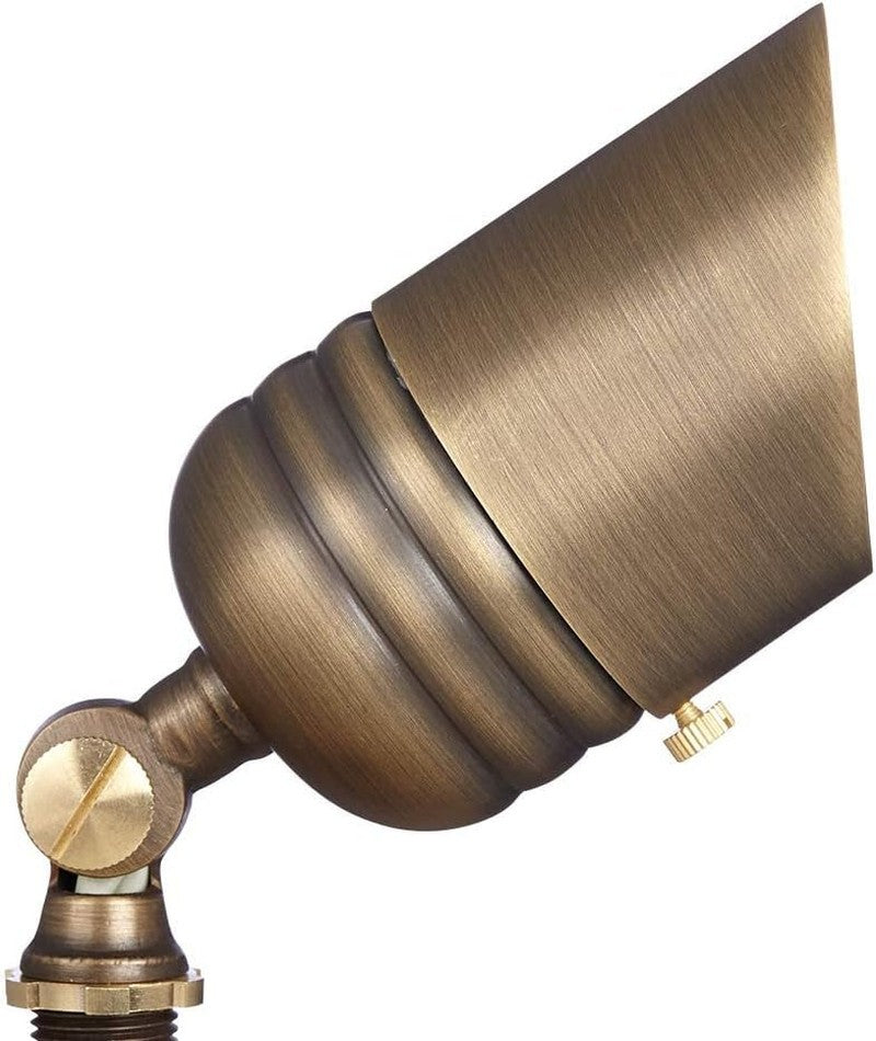 Outdoor LED Spotlight, 12V Bronze, 5W 2700K - 400 Lumen, Landscape Lighting