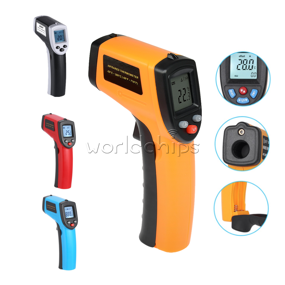 Digital GM320 Laser LCD IR Infrared Thermometer Temperature Meter Gun