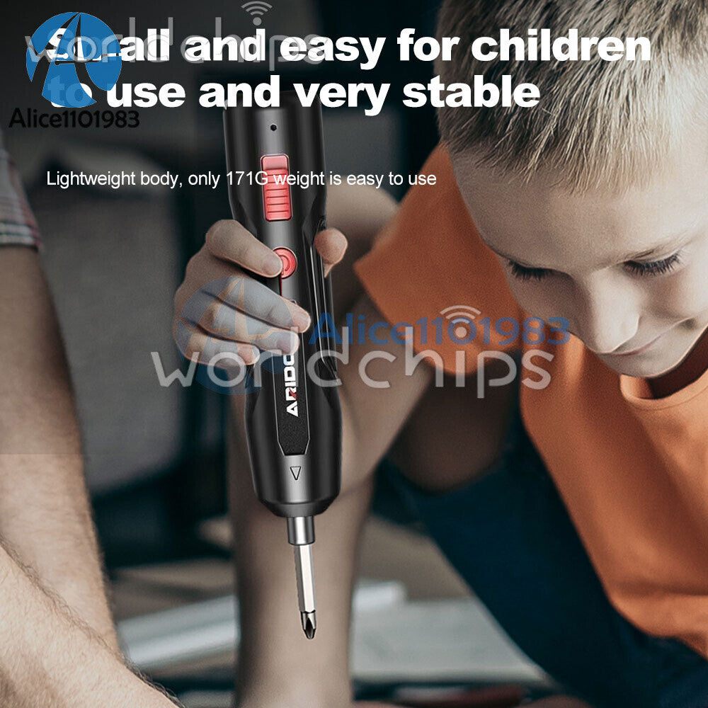 Portable Electric Screwdriver set mini Compact USB rechargeable Screw Driver