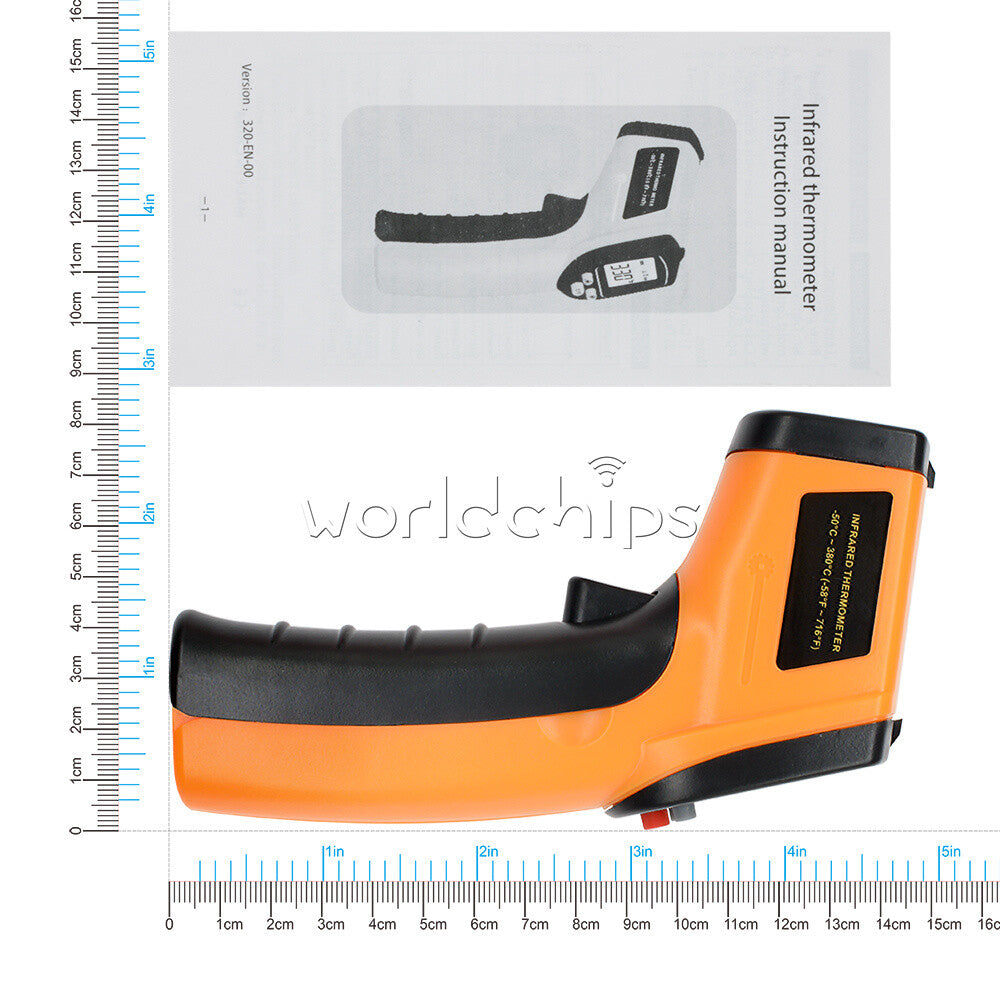 Digital GM320 Laser LCD IR Infrared Thermometer Temperature Meter Gun