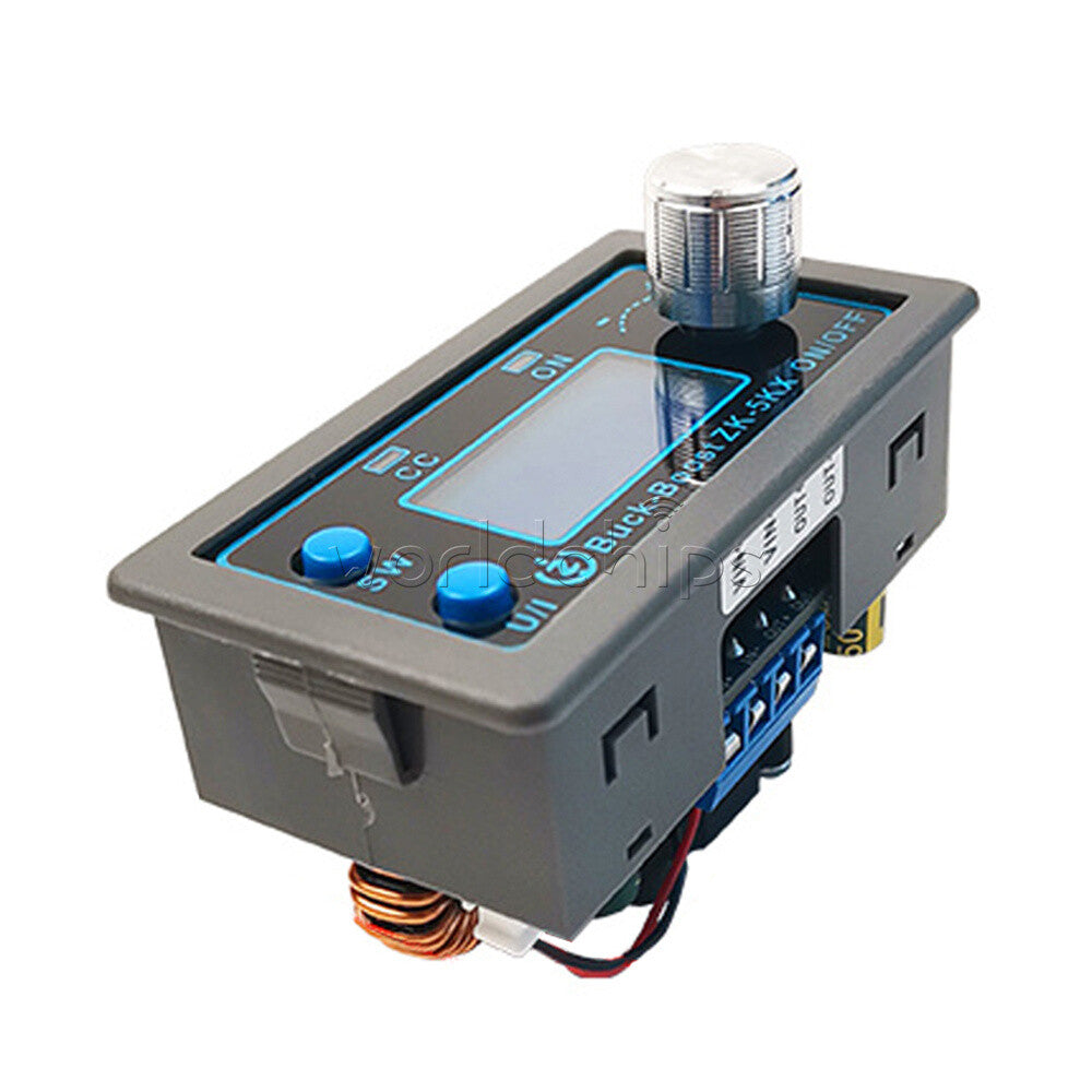 ZK-5KX CNC DC DC Buck Boost Converter CC CV 0.6-36V 5A Power Module Adjustable