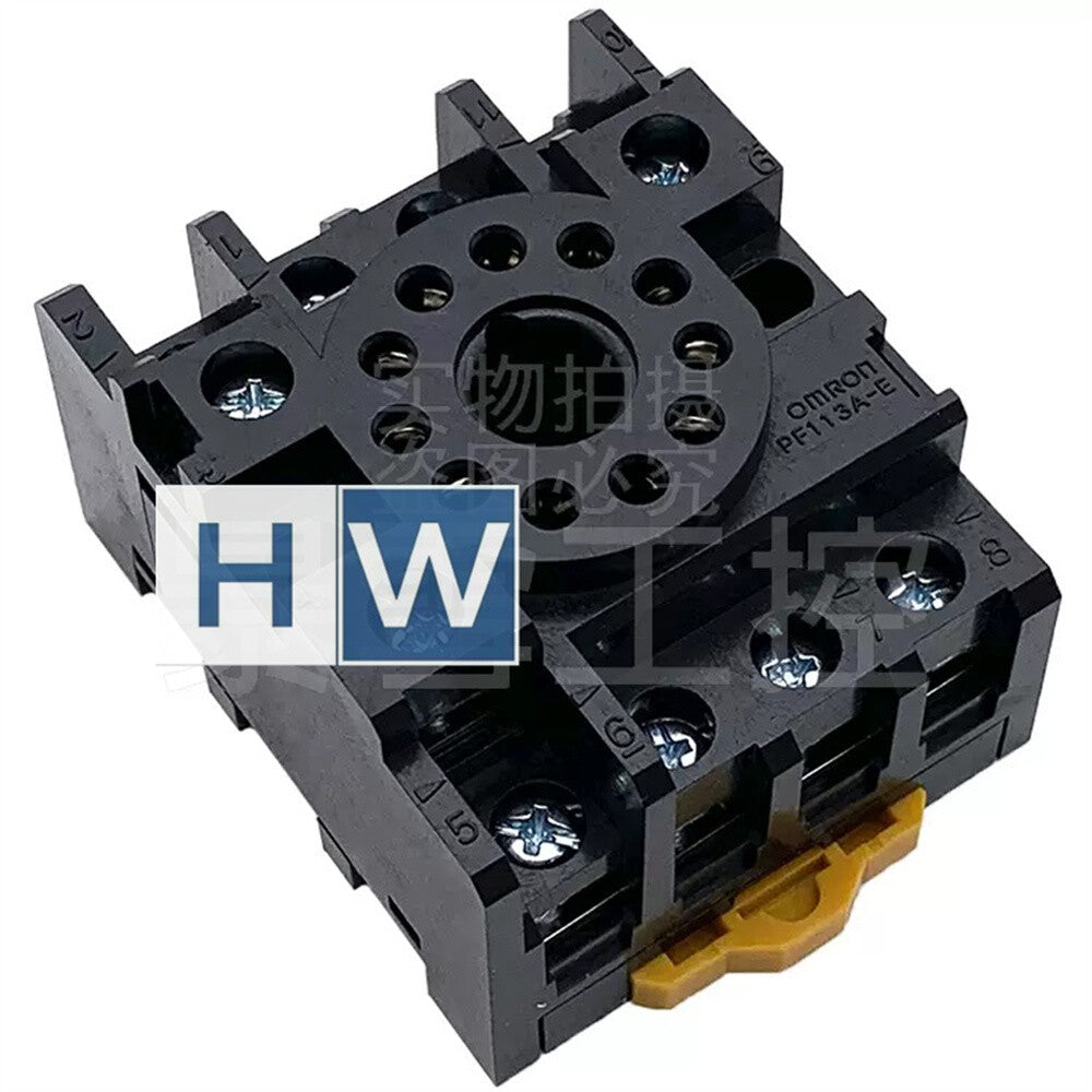 2/piece Omron Intermediate Relay Base PF113A-E for MKS3P H3CR MK3P 11-pin