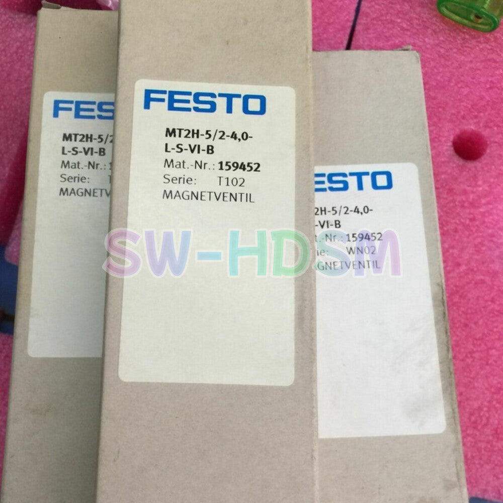 1PCS  FESTO Solenoid Valve MT2H-5/2-4,0-L-S-VI-B 159452 Freight Free