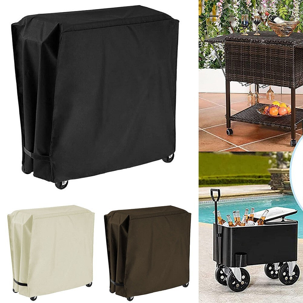 1x Waterproof Outdoor Patio Rolling Cooler Cart Protective Cover Beverage
