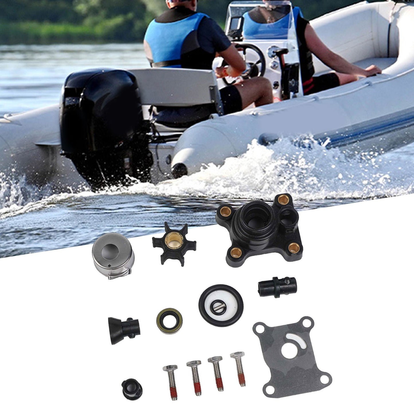 Outboard Motor Water Pump Impeller Kit for Johnson and For Evinrude Engines